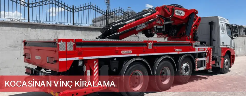 Kocasinan İlçemi Vinç Kiralama